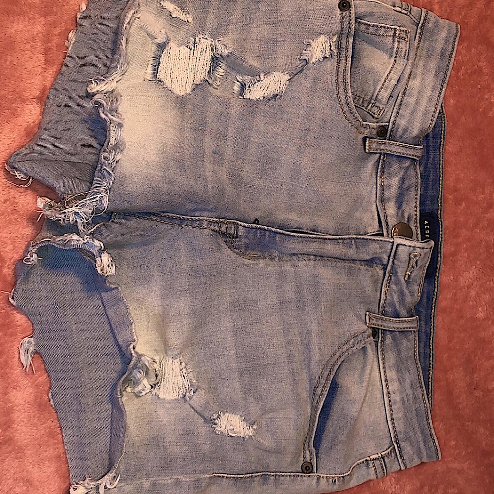 Aeropostale High Rise Midi Shorts